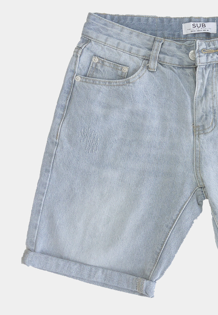 Men Short Jeans - Light Blue - H1M240
