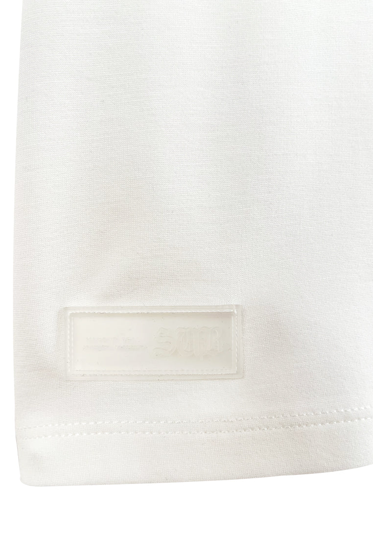 Women Short-Sleeve Fashion Tee - White - H2W658