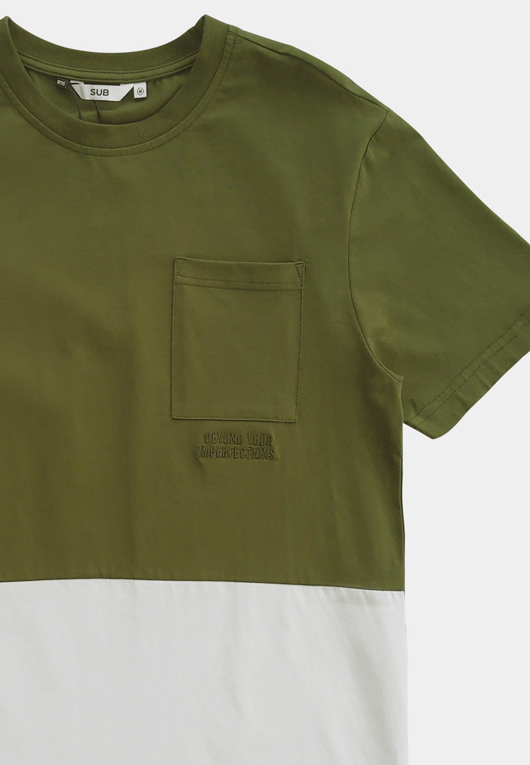 Men Short-Sleeve Graphic Tee - Dark Green - S2M246