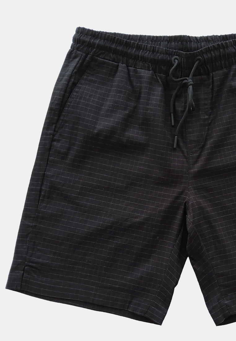 Men Shorts Pants Jogger - Black - S2M210