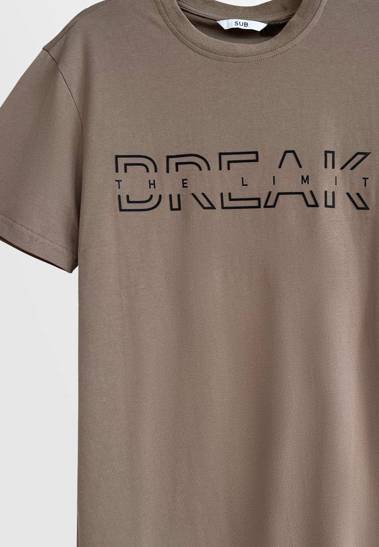 Men Short-Sleeve Graphic Tee - Brown - H2M392