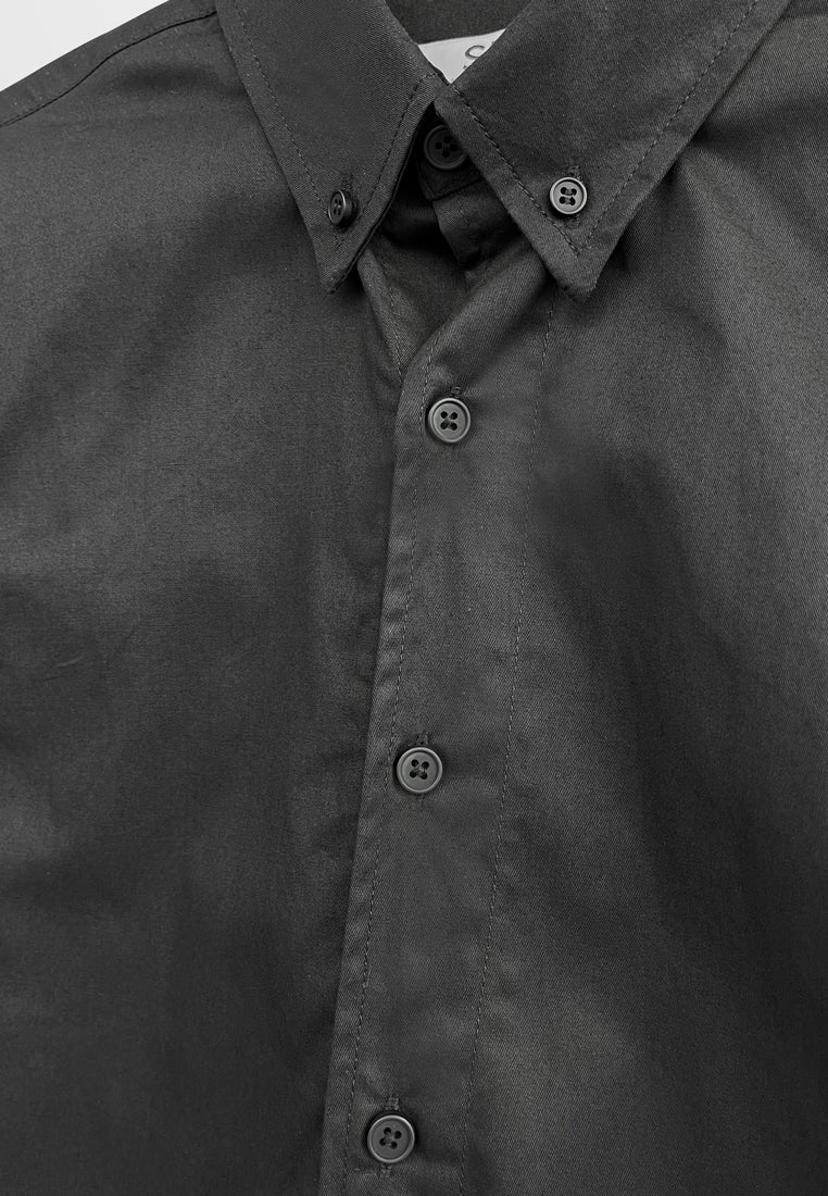 Men Short-Sleeve Shirt - Black - H2M404