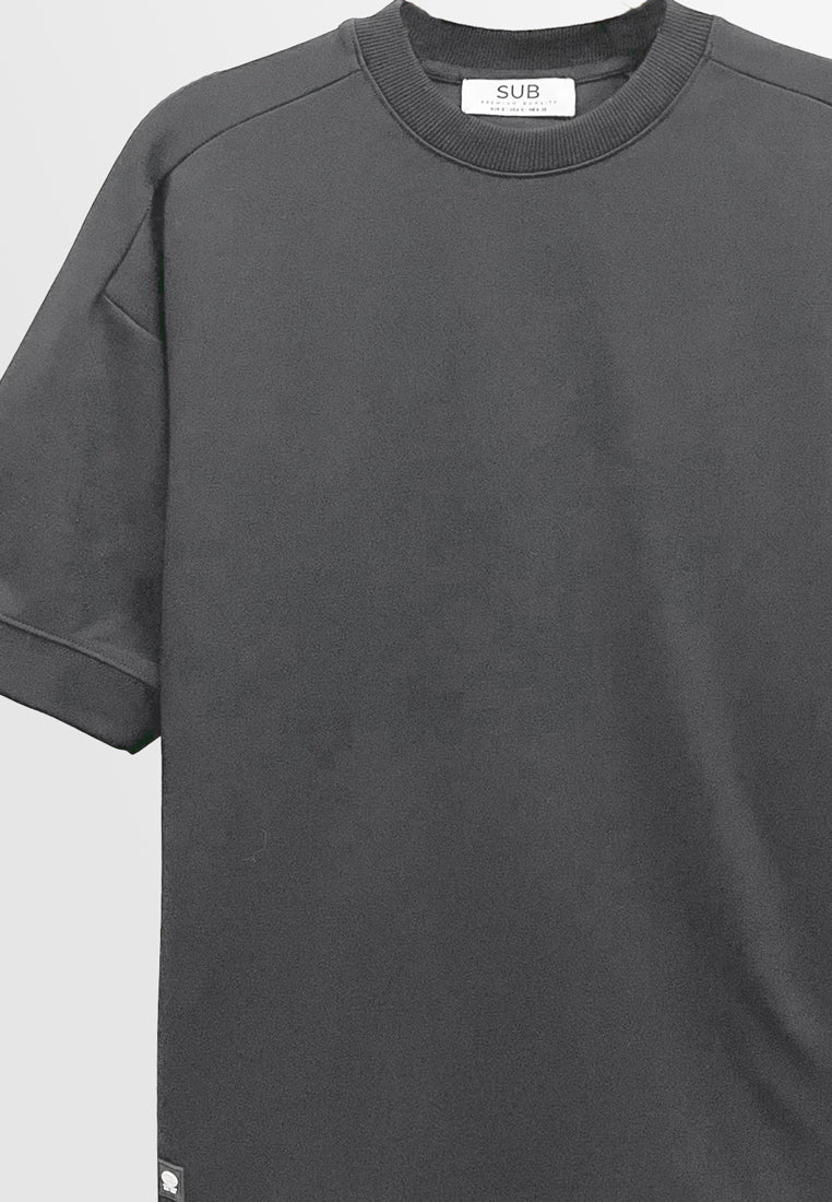 Men Short-Sleeve Fashion Tee - Black - S3M810
