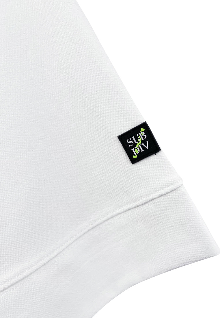Men Short-Sleeve Sweatshirt - White - H2M485