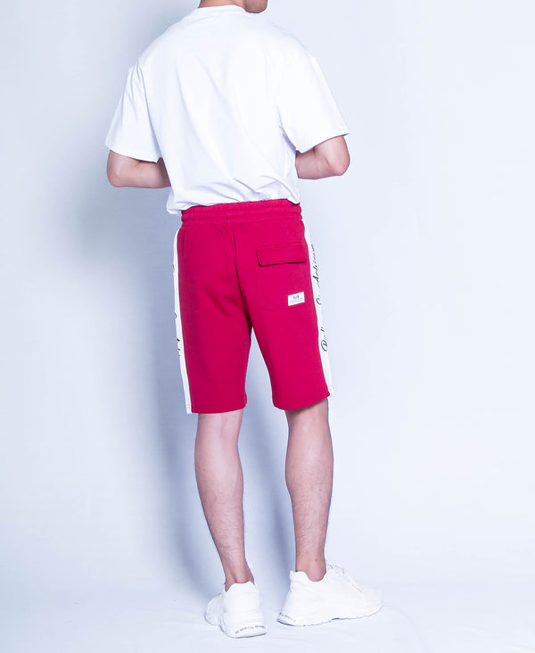 Men Knit Short Jogger - Red - H9M371
