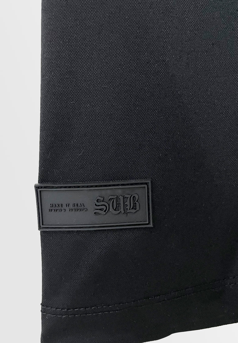 Men Short-Sleeve Polo Tee - Black - H2M641
