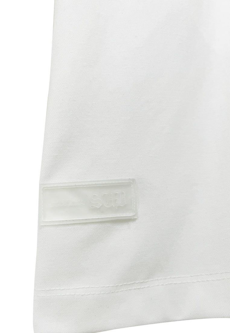 Men Short-Sleeve Polo Tee - White - H2M642