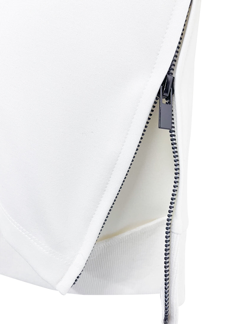 Women Short-Sleeve Sweatshirt - White - H2W702