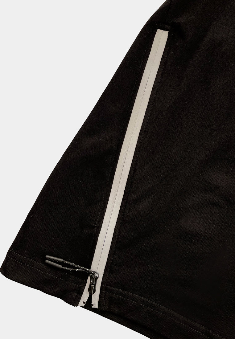 Men Short-Sleeve Fashion Tee - Black - F2M308