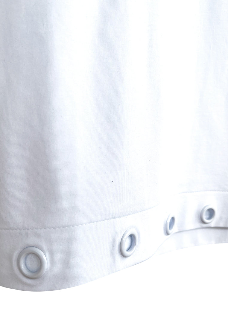 Men Short-Sleeve Fashion Tee - White - H2M468