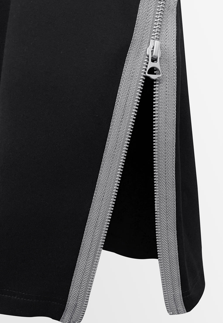 Men Short-Sleeve Fashion Tee - Black - H2M796