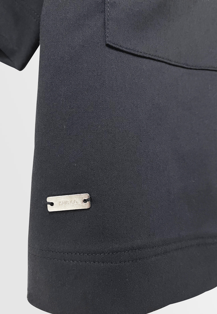 Women Short-Sleeve Shirt - Black - S3W603