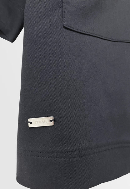 Women Short-Sleeve Shirt - Black - S3W603
