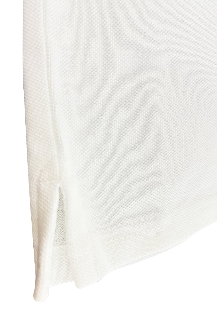 Men Short-Sleeve Fashion Polo Tee - White - S3M625
