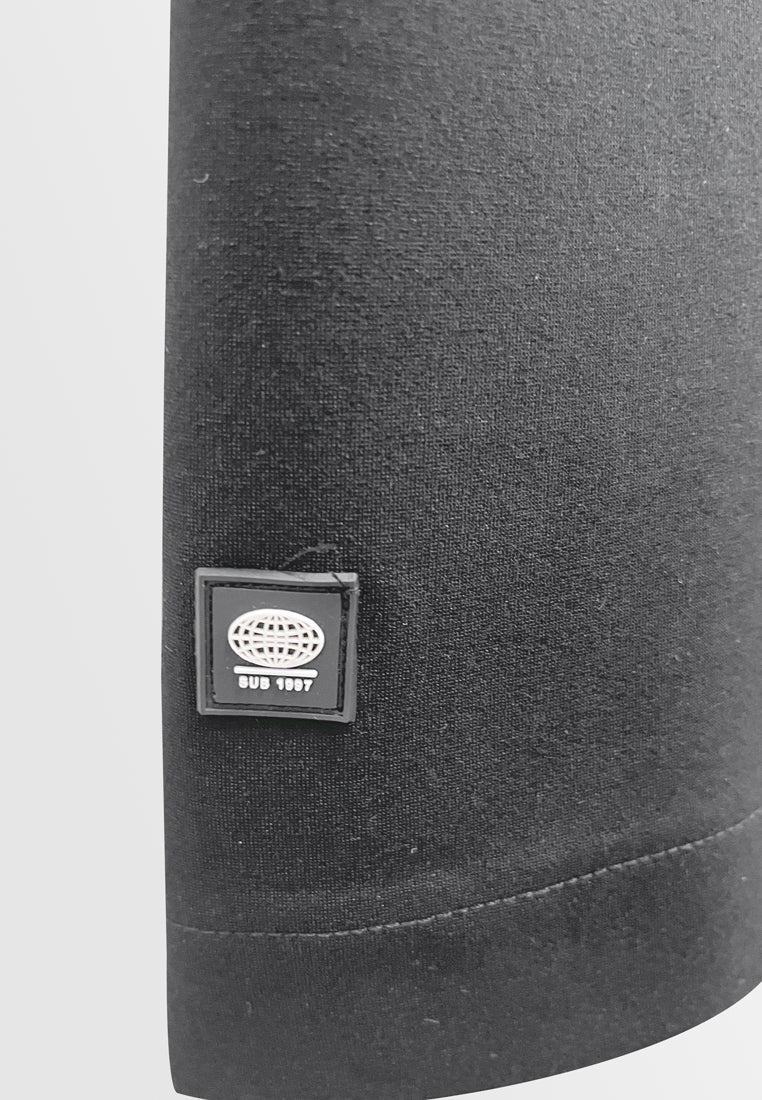 Men Short-Sleeve Fashion Tee - Black - S3M810