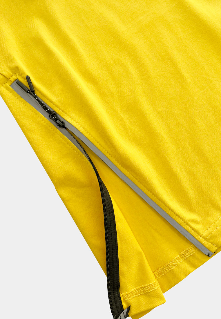 Men Short-Sleeve Fashion Tee - Yellow - F2M309
