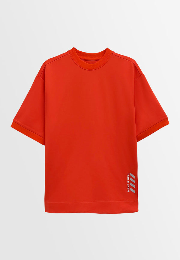 Men Short-Sleeve Sweatshirt - Orange - H2M797