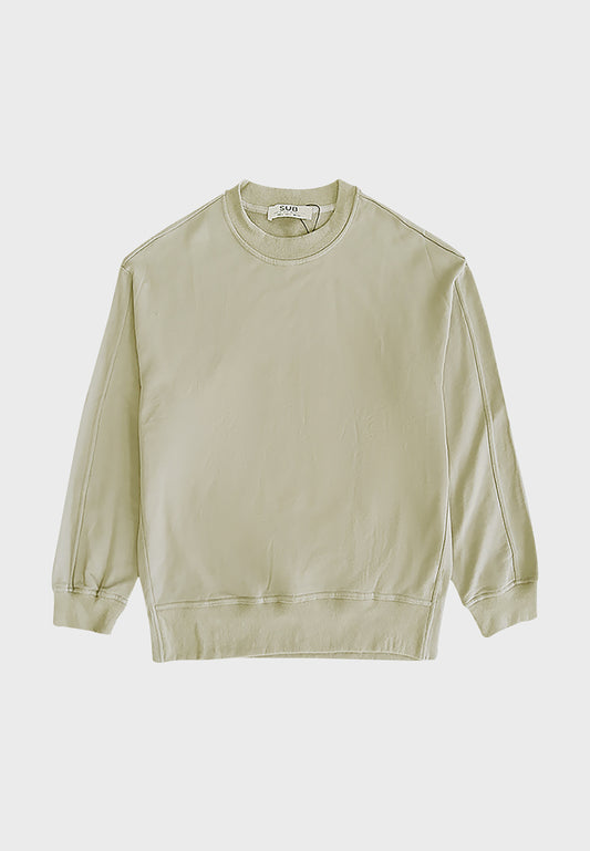 Men Long-Sleeve Sweatshirt - Khaki - H1M170