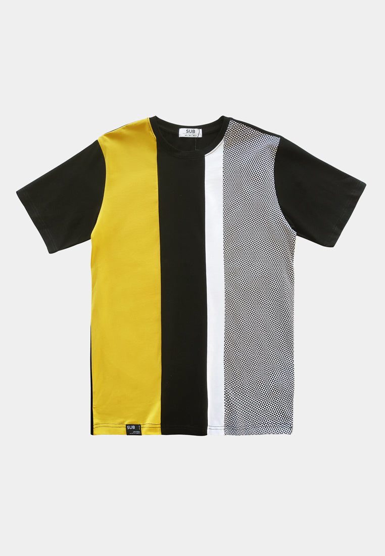 Men Short-Sleeve Graphic Tee - Yellow - S2M191