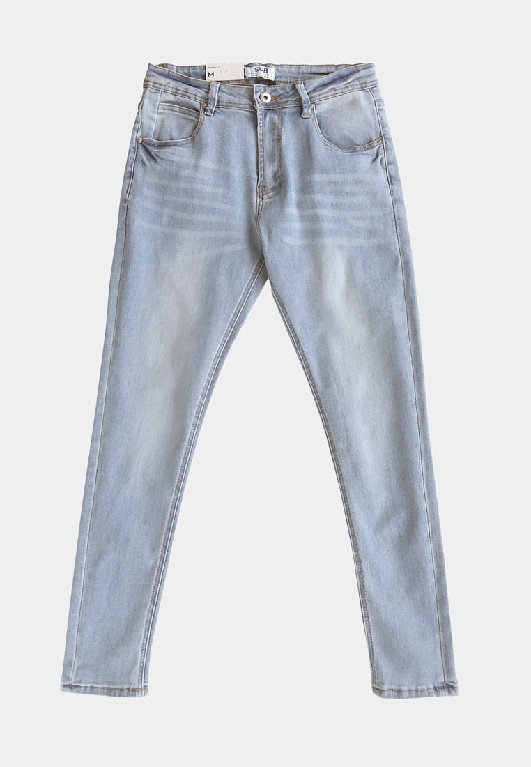 Men Skinny Fit Long Jeans - Light Blue - M2M248