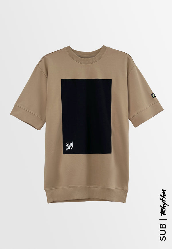 Men Short-Sleeve Sweatshirt - Khaki - H2M678