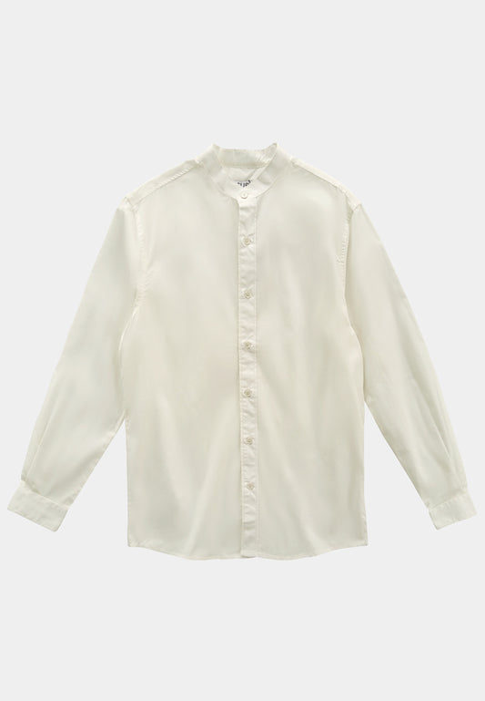 Men Long-Sleeve Shirt - White - M2M291