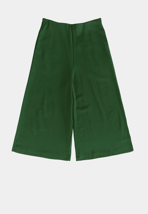 Women Culottes Trousers - Green - M0W470