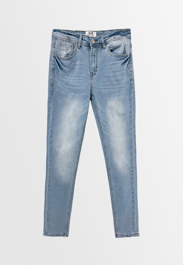 Men Skinny Fit Long Jeans - Light Blue - S3M562