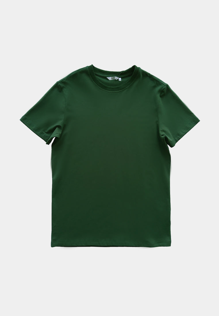 Men Short-Sleeve Basic Tee - Green - H1M132