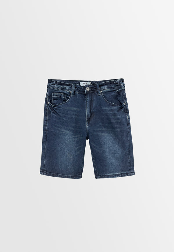 Men Short Jeans - Dark Blue - S3M558