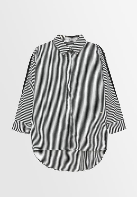 Women Long-Sleeve Shirt - Black - S3W599