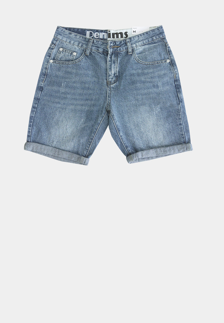 Men Short Jeans - Blue - H1M241