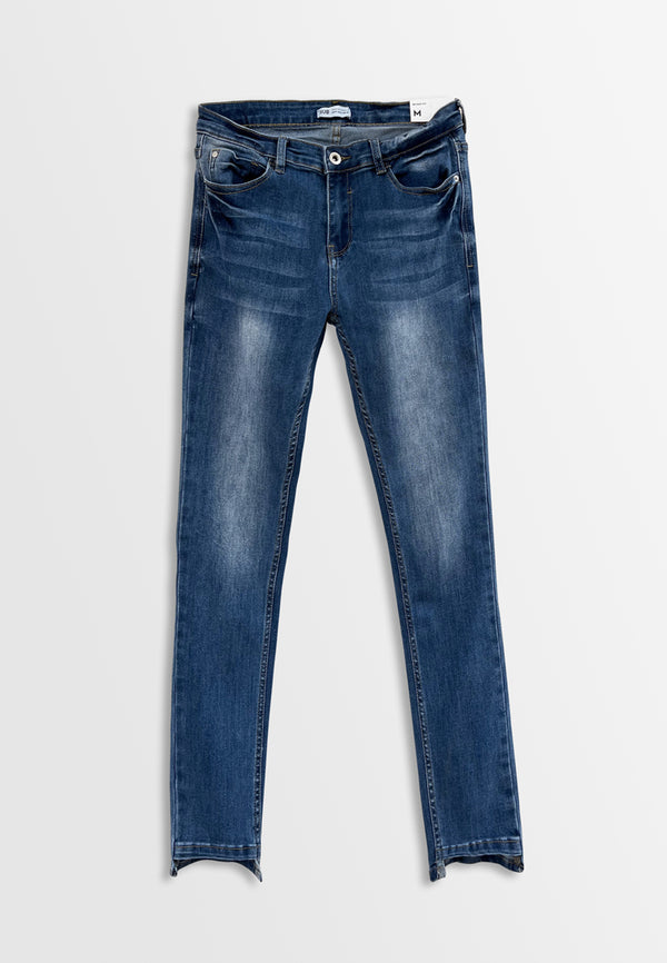 Women Skinny Fit Long Jeans - Blue - H2W436