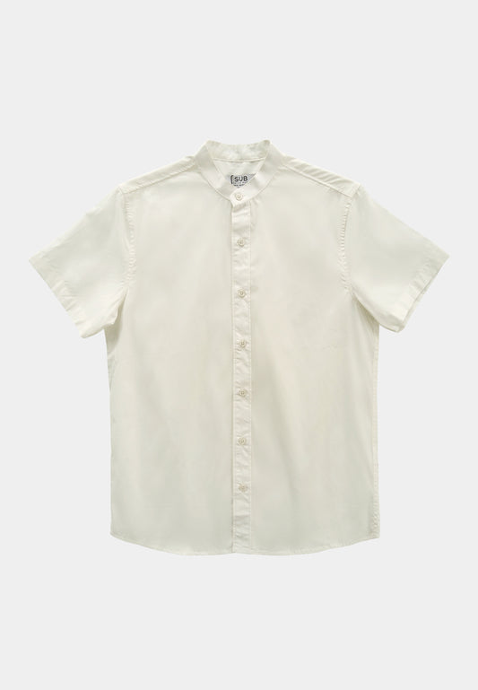 Men Short-Sleeve Shirt - White - M2M285