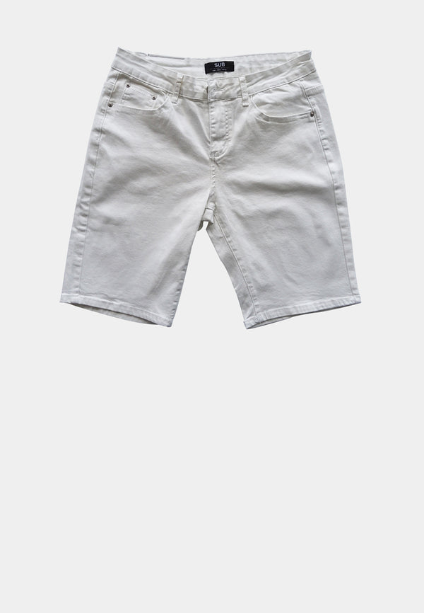 Men Short Jeans - White  - H1M126