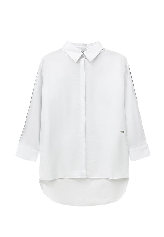 Women Long-Sleeve Shirt - White - S3W600