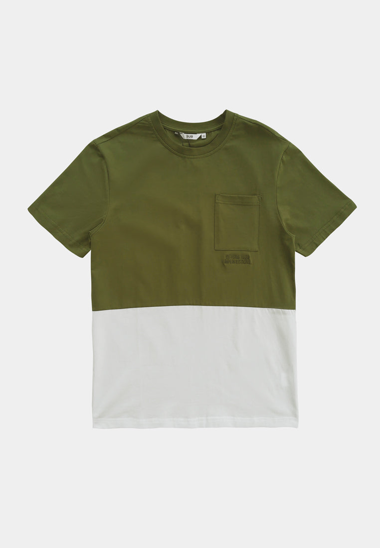 Men Short-Sleeve Graphic Tee - Dark Green - S2M246