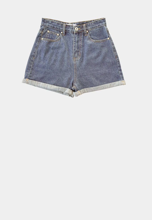 Women Short Jeans - Blue - F2W385