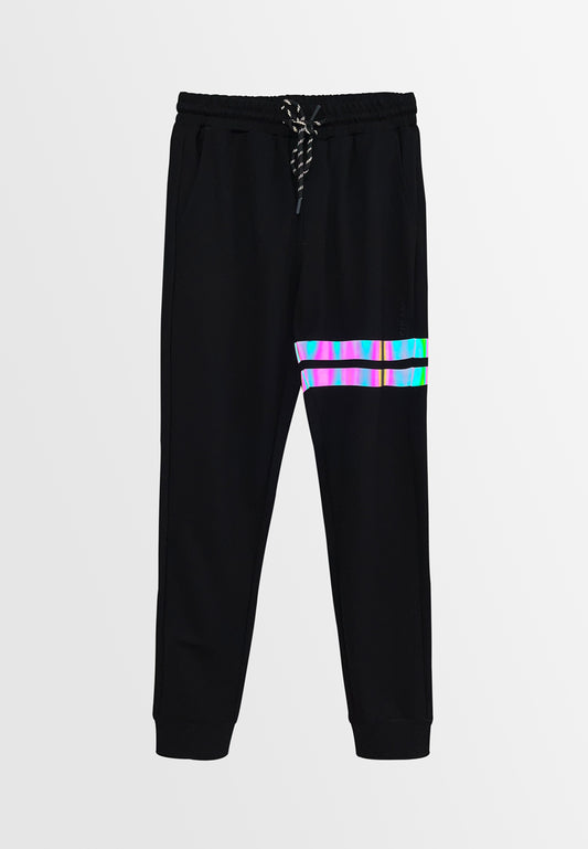 Men Long Jogger - Black - H2M477