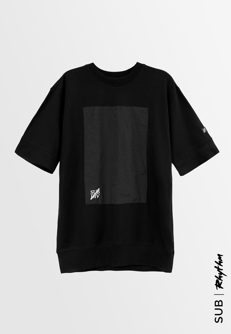 Men Short-Sleeve Sweatshirt - Black - H2M484
