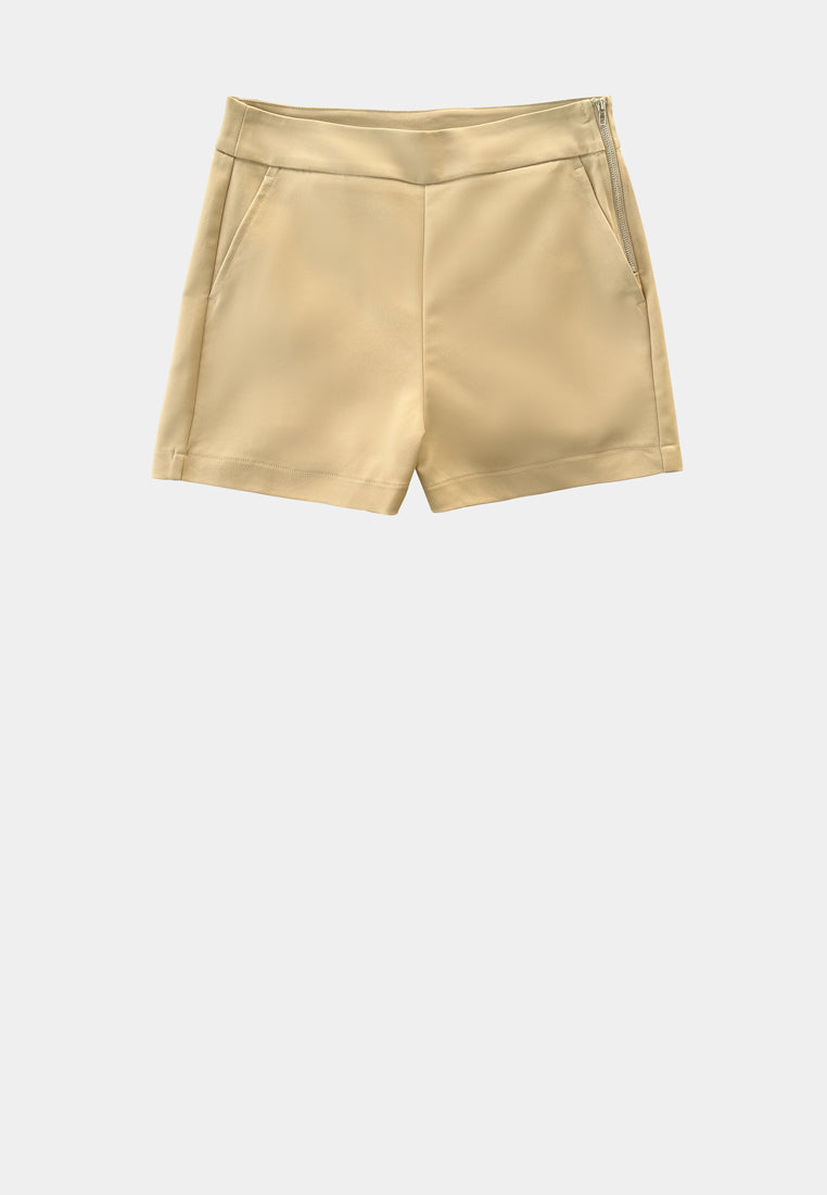 Women Short Pant - Khaki - H0W962