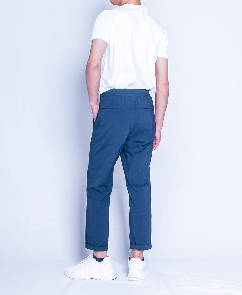 Men Long Slim Fit Pants - Blue - H9M209