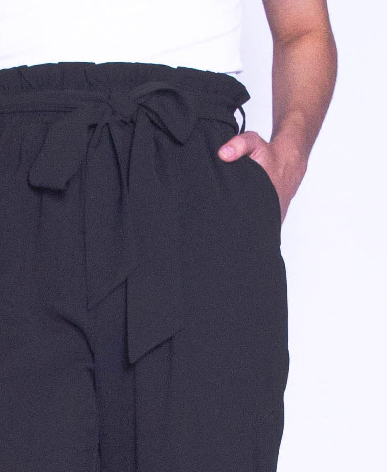 Women Long Pants - Black - H9W432