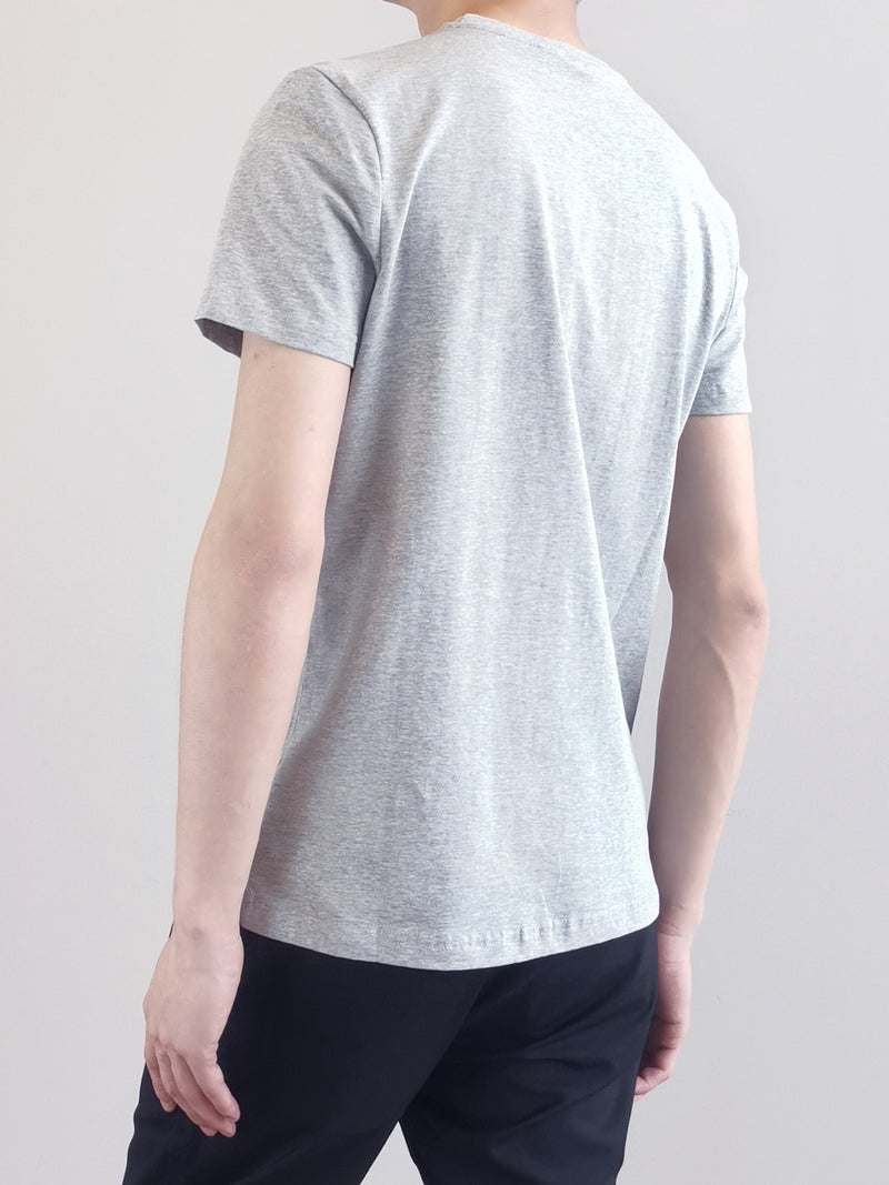 Men Short-Sleeve Graphic Tee - Grey - M0M461