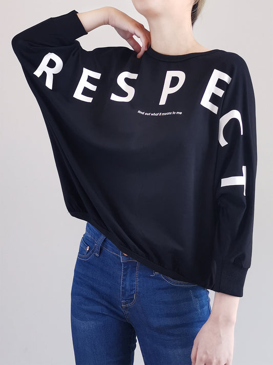 Women Fashion Tee- Black - M0W554