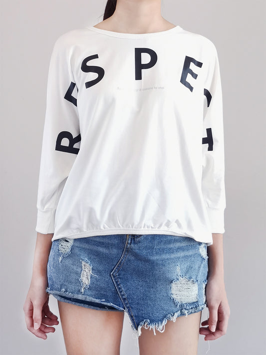 Women Fashion Tee- White - M0W705