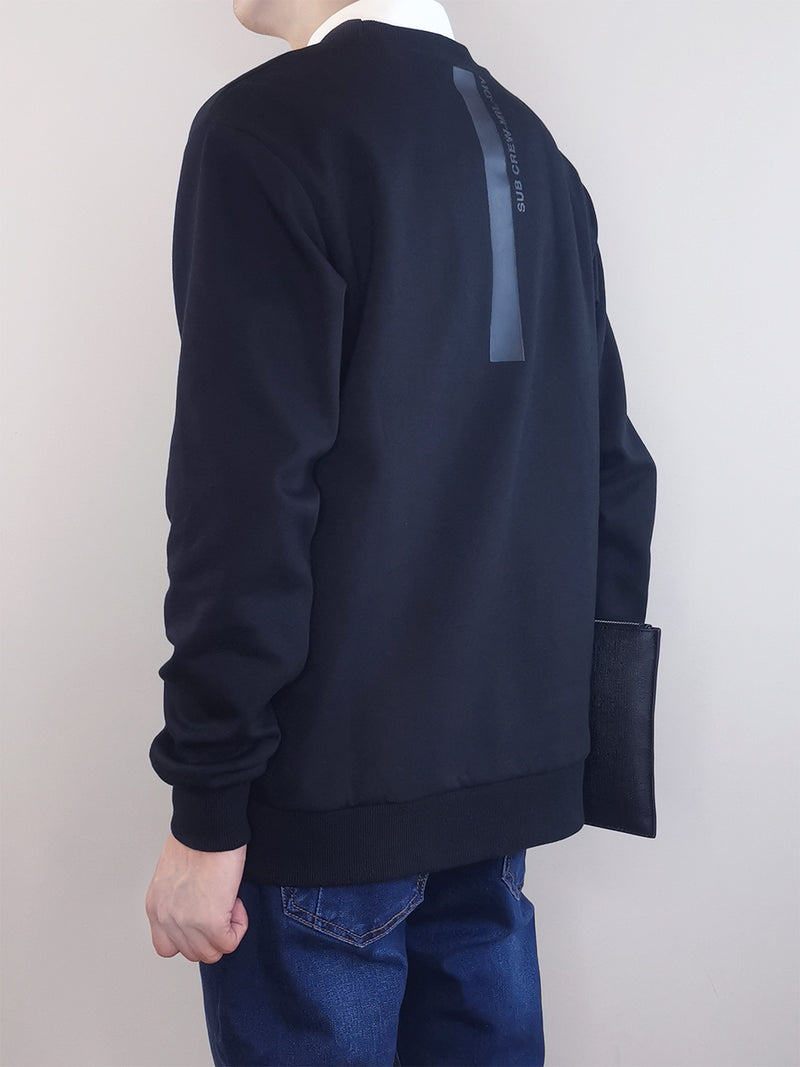 Men Long Sleeve Sweatshirt - Black - M0M490