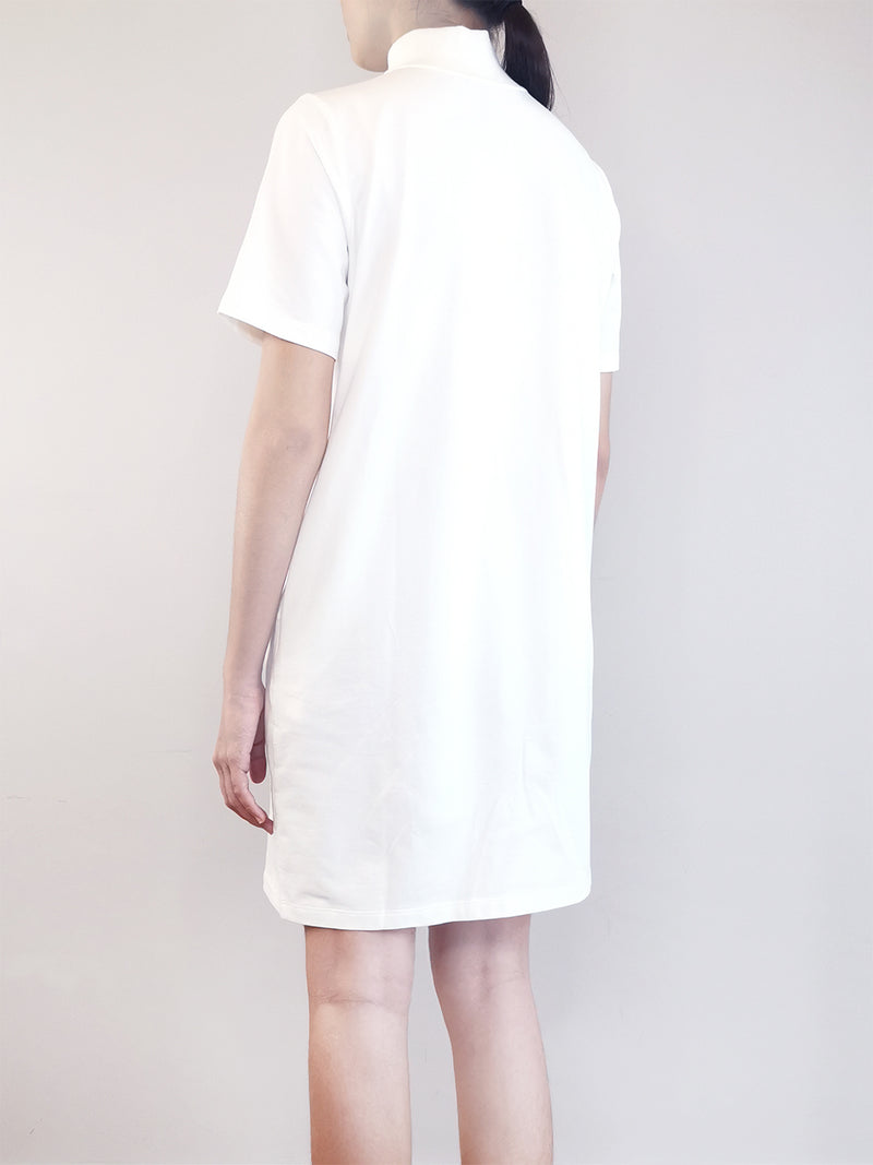 Women Sweater Dress  - White - M0W532
