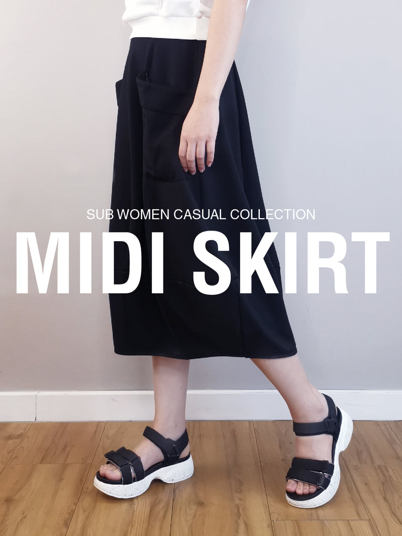 Women Long Skirt - Black - M9W001