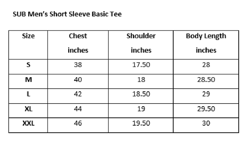 Men Short-Sleeve Basic Tee - Blue - F2M330